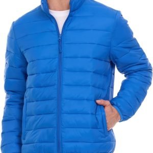 Packable Puffer Jacket Men, Warm Lightweight Winter Jackets for Men