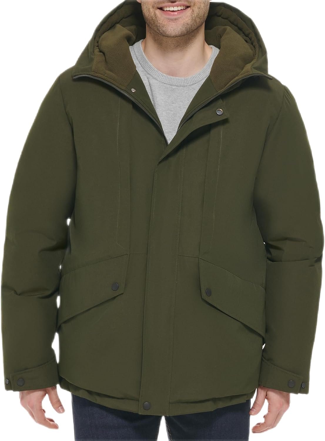 men Hooded Puffer Jacket