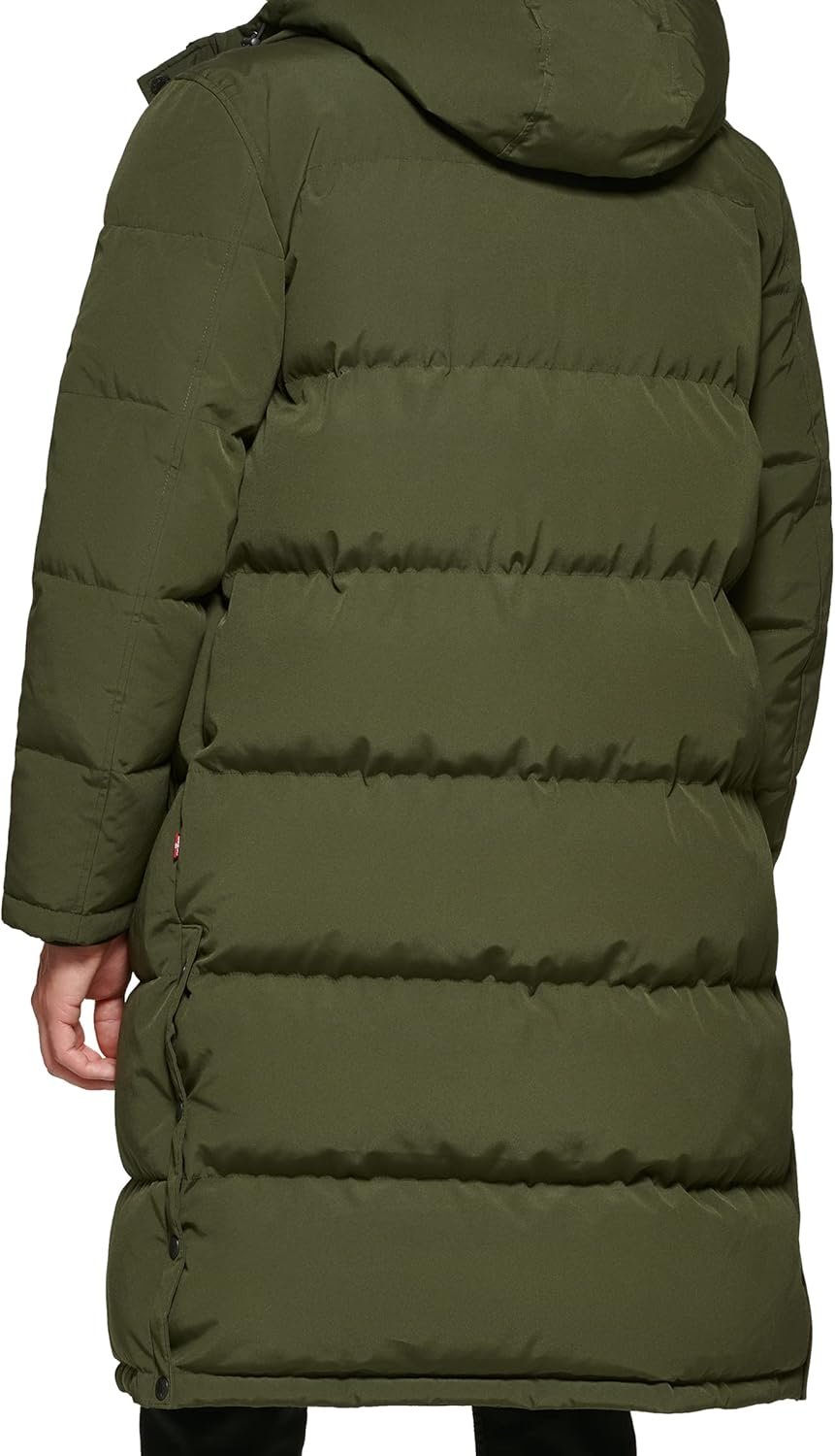 men Extra Long Parka Jacket - Image 2