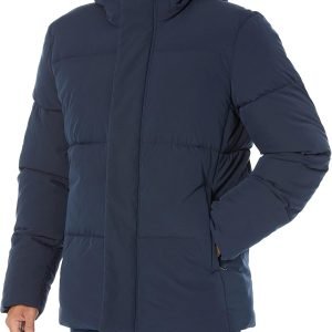 men Mid-Length Hooded Puffer Coat (Available in Big & Tall)